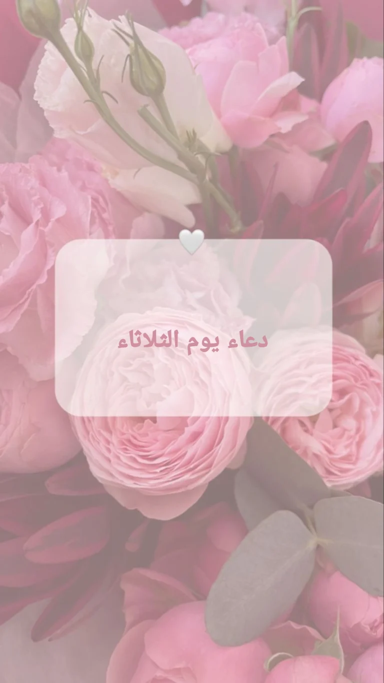 دعاء يوم الثلاثاء