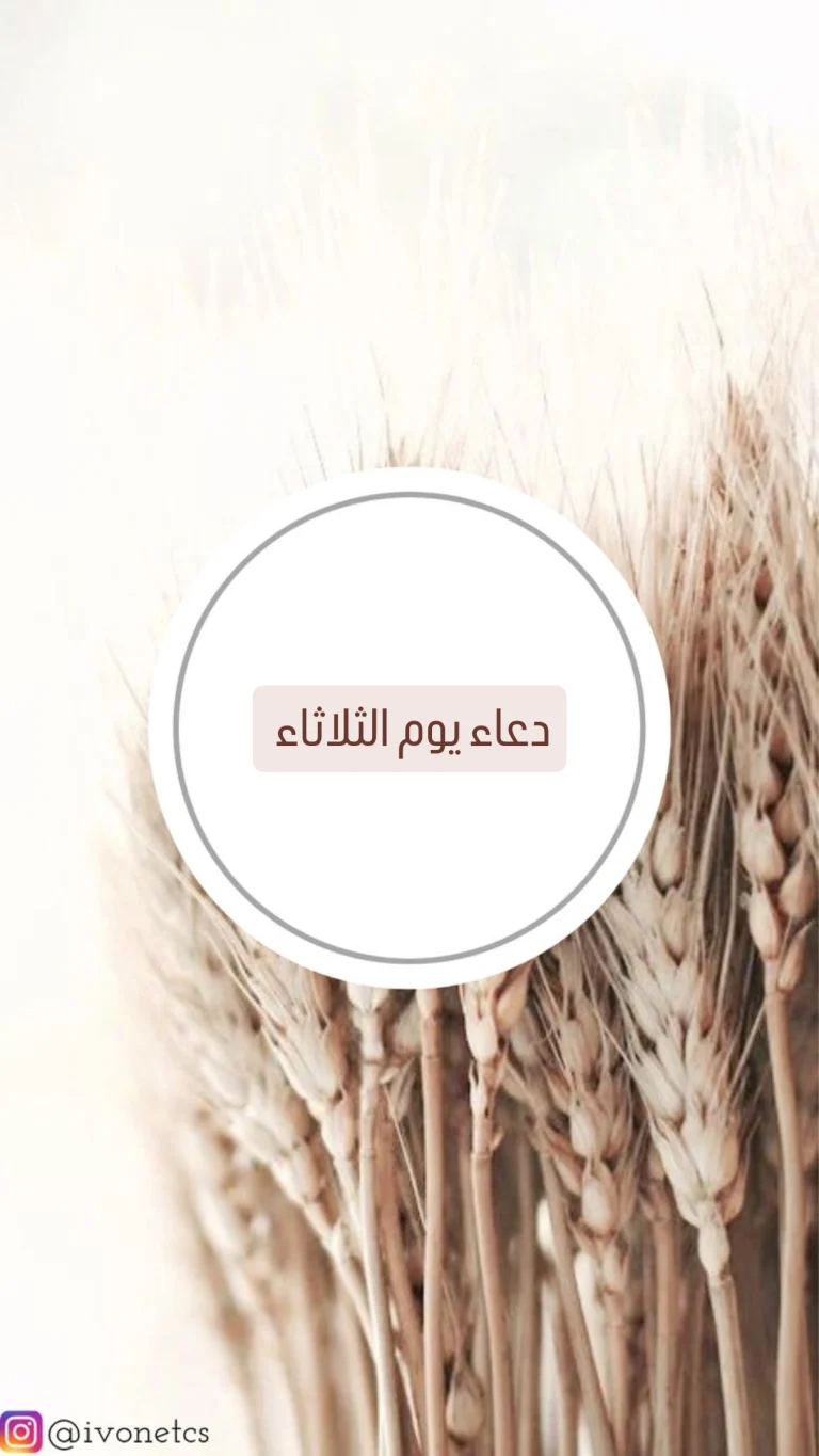 دعاء يوم الثلاثاء